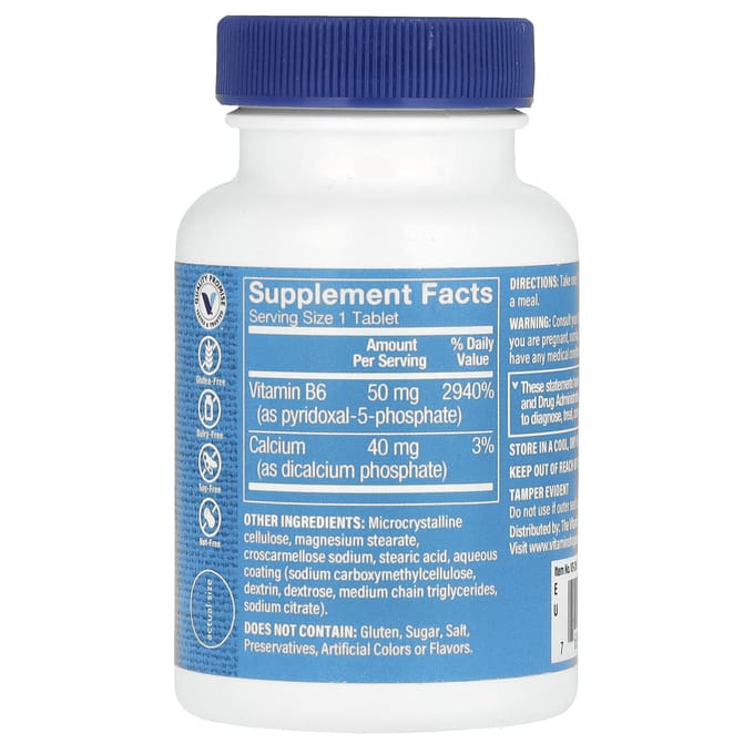 The Vitamin Shoppe, P-5-P, 50 mg, 100 comprimés