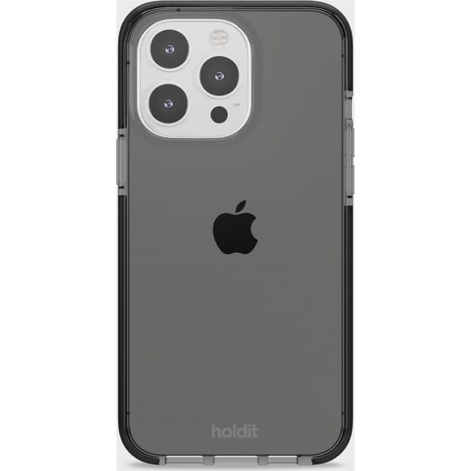 Holdit Seethru Case geschikt voor Apple iPhone 15 Pro Max - Zwart