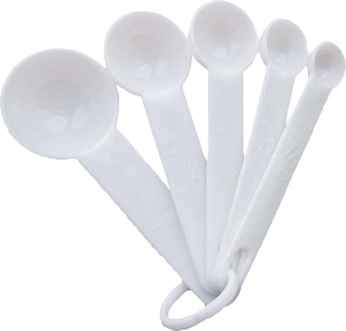 New Age Devi - Ontdek de veelzijdigheid van onze Maat-lepels - Een onmisbare set van 5 voor elke keuken!