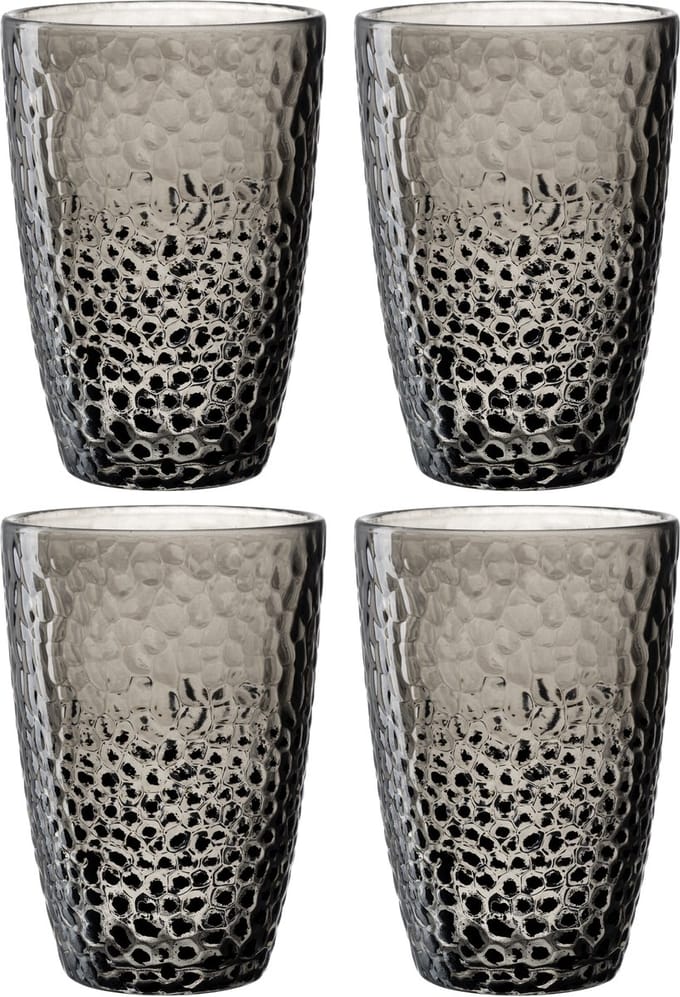 Leonardo MATERA Longdrinkglas 340ml grijs - set/4