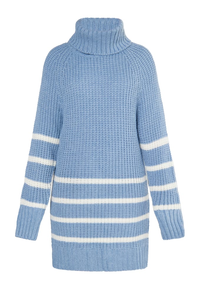 usha Gebreide trui Dames denimblauw