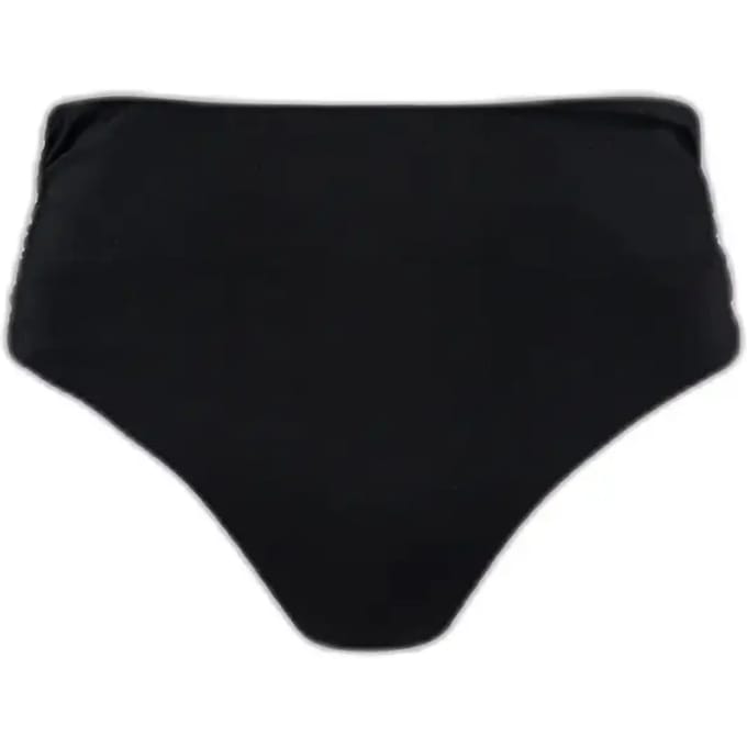 Barts Solid High Waist Briefs Vrouwen Bikinibroekje - maat 44 - Zwart