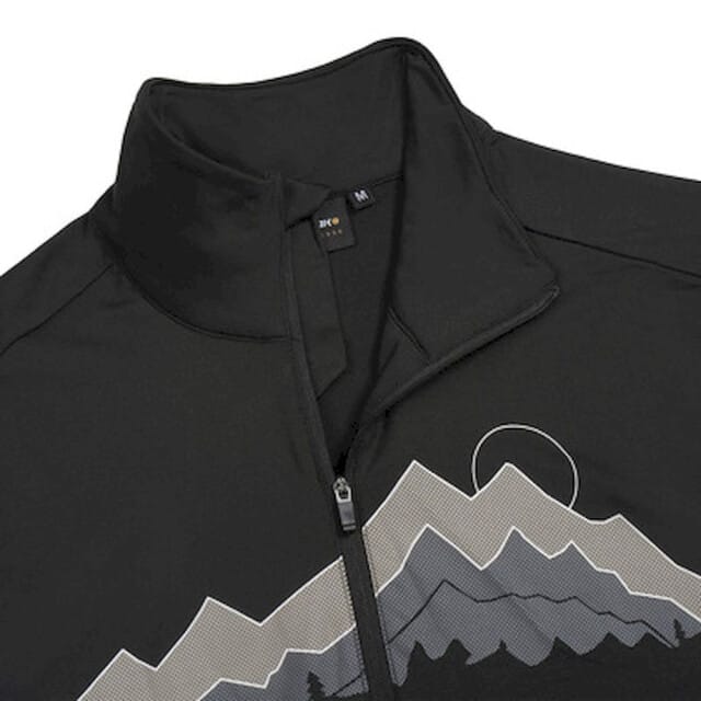 ICEPEAK - Firth - Skipully met rits heren - Zwart