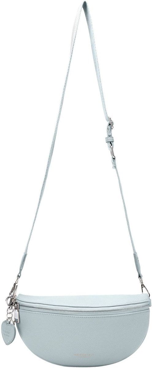 SEIDENFELT MANUFAKTUR Schoudertas Gordeltas Malvik Small Beltbag Sky Blue Lichtblauw