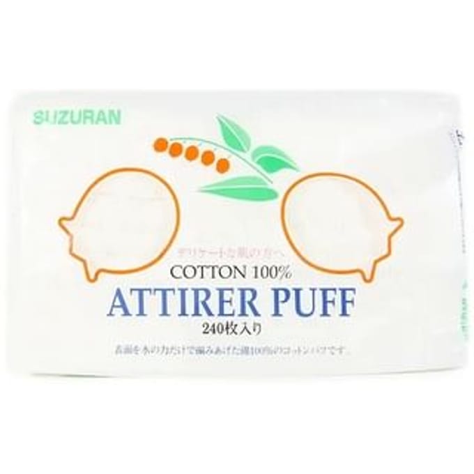 Suzuran - Attirer Puff Cotton Pad 240 pcs