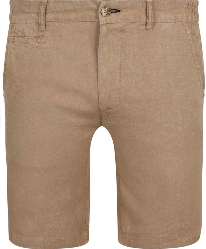 Steppin' Out Milwau Short Linen Sand - Maat M - Heren - Korte broek
