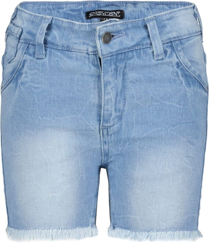 4PRESIDENT Korte broek Meisjes Short - Light Blue - Maat 152