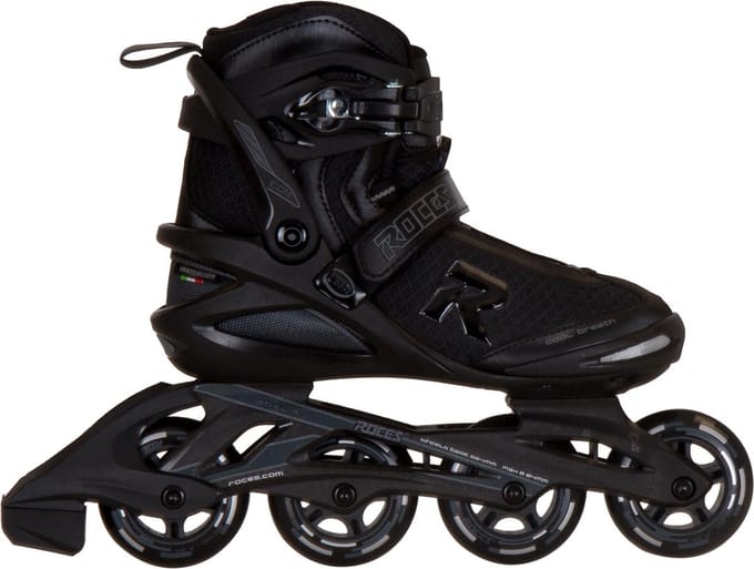 Roces Icon 80 Skeelers Volwassenen - 4x80mm Wielen - Fitness Inline Skates - Zwart - Maat 39