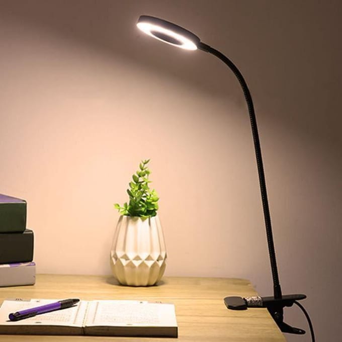 Tafellamp voor tatoeëren - Schoonheid - Nagellamp - LED - USB - 360° verstelbaar zwart