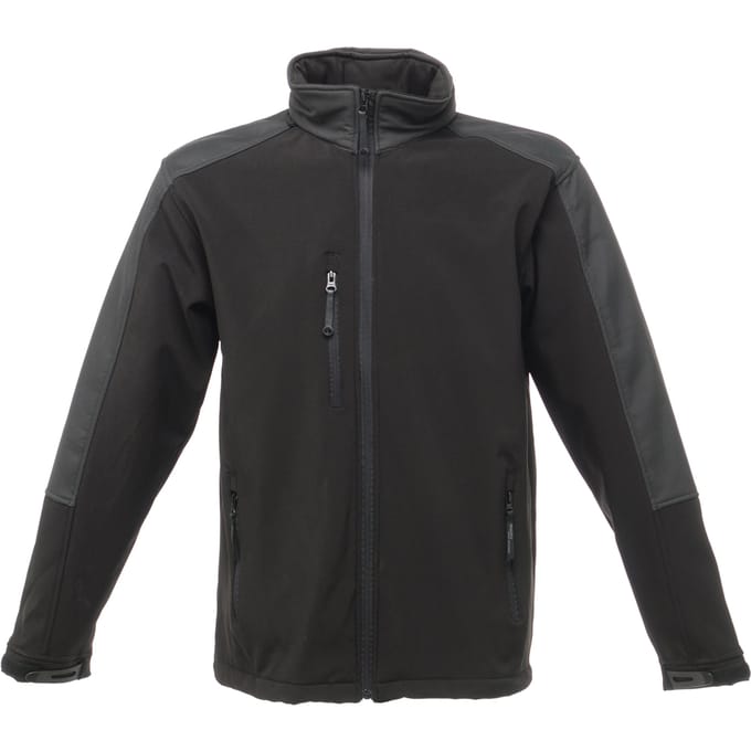 Regatta Heren Hydroforce 3-laags Softshell-jasje (windbestendig, waterafstotend en ademend) (Zwart/Zwart)