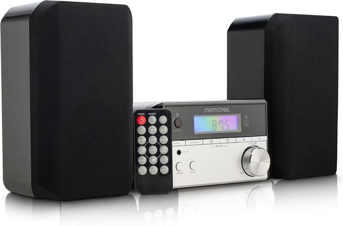 Bluetooth CD Microsysteem - Compacte Stereo Muziekinstallatie - Muziek Luisteren - Multi-Format CD Afspelen