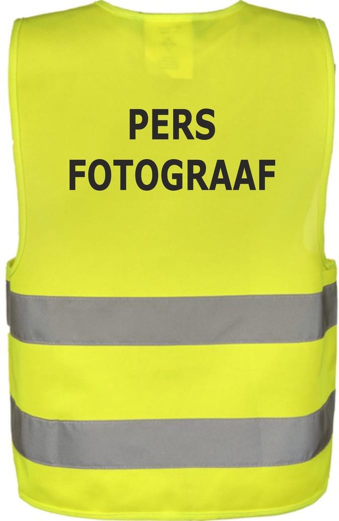 Veiligheidsvest - Veiligheidshesje - PERS FOTOGRAAF - one size