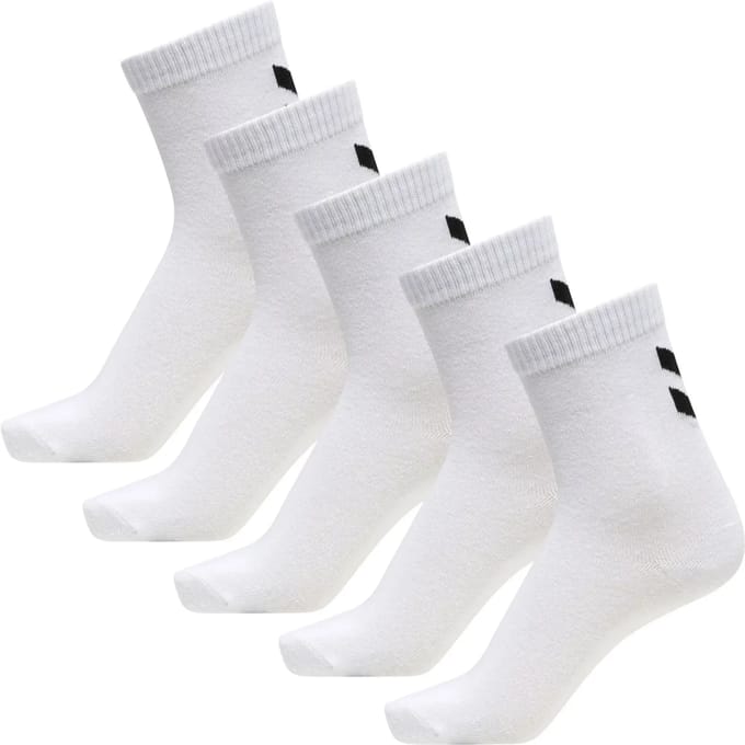 Hummel kindersokken Make My Day Sock, 5-pack, Bright White