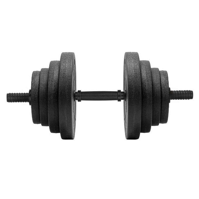 Actiget® Dumbellset - 30 KG - Complete Set - Thuis Sporten - Zwart