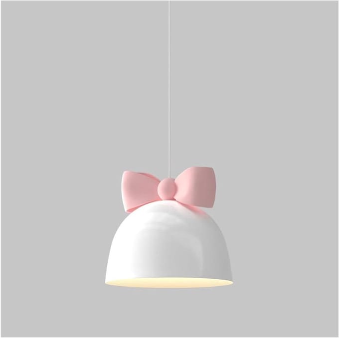 Kinderlamp Hangend - Dierenlamp Kinderkamer - Sfeervol Verlichten - Verstelbare Hoogte - 18.5 cm Diameter - Wit