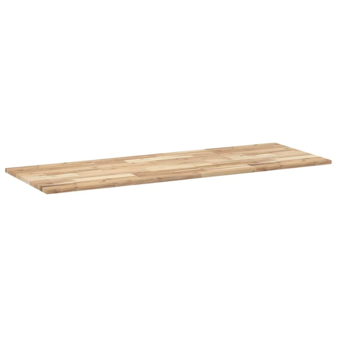 vidaXL - Wastafelblad - 120x50x2 - cm - onbehandeld - massief - acaciahout