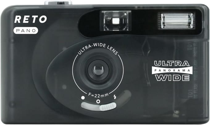 Herbruikbare 35mm Filmcamera met Groothoeklens (22mm), Panorama en Ingebouwde Flitser
