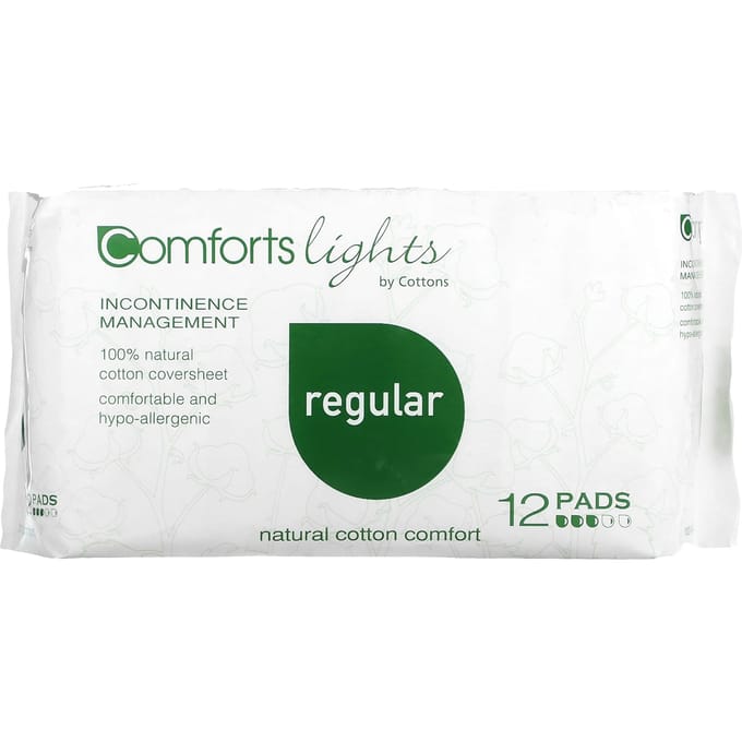 Katoen, Comfort Light, Regular, 12 stuks