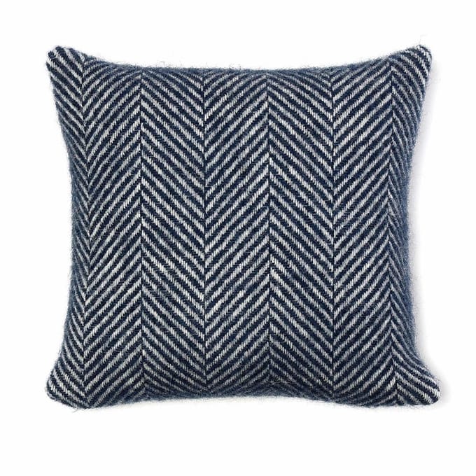 WOOOL Kussen - ALASKA (Navy) - 50x50cm - 100% Wol