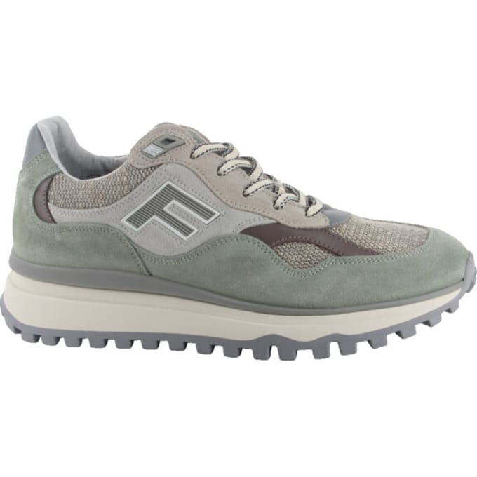 Floris Van Bommel Sfm-10238 De Gripper Sneakers - Suède - - Groen - Maat 43⅓
