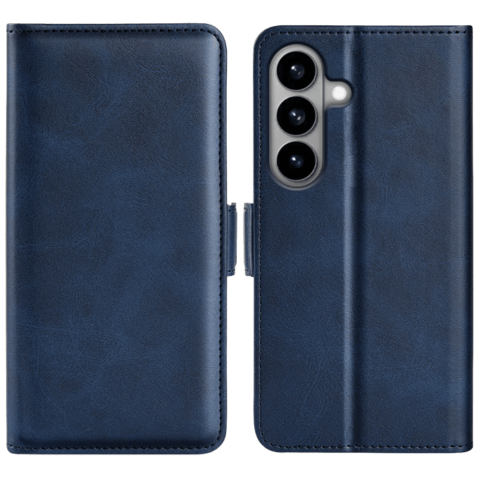 Comfycase Samsung S26 Bookcase Hoesje Blauw