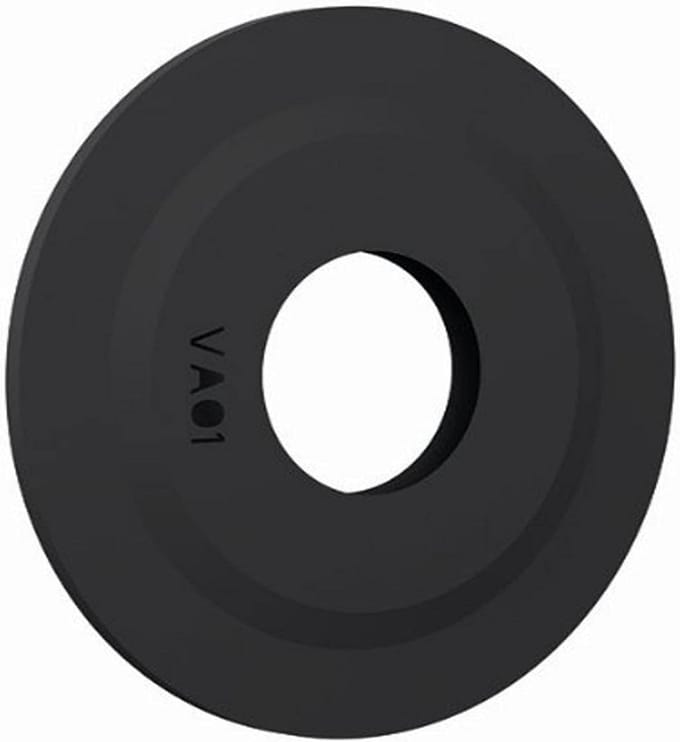 Universele Toilet Vlotterkraan Afsluiter 72 mm Zwart