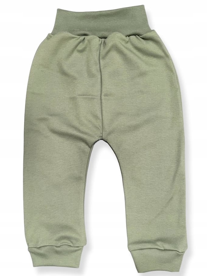Dartomik - Babybroek - Bezuinigde Taille - Olijfgroen - Oeko-Tex