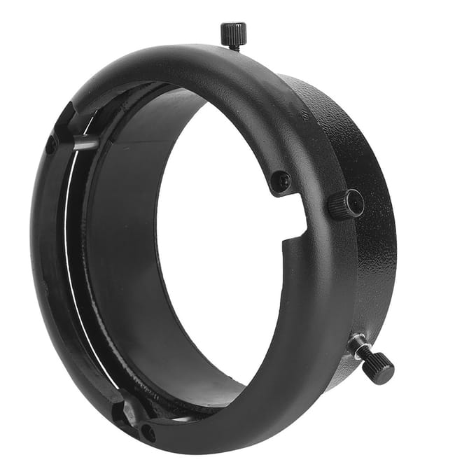 NiceFoto SN-10 Camera Licht Mini Mounts to voor Bowens Mount Ring Adapter black