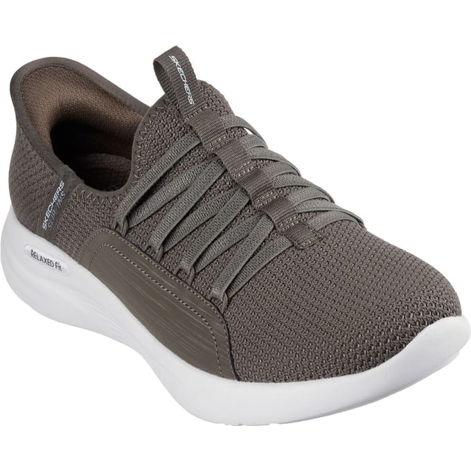 Skechers Relaxed Fit Sport - Ballet Chic Textile Dames Olijf Trainers