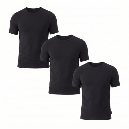 Verpakking van 3 Heren T-shirts met Korte Mouwen 50534019