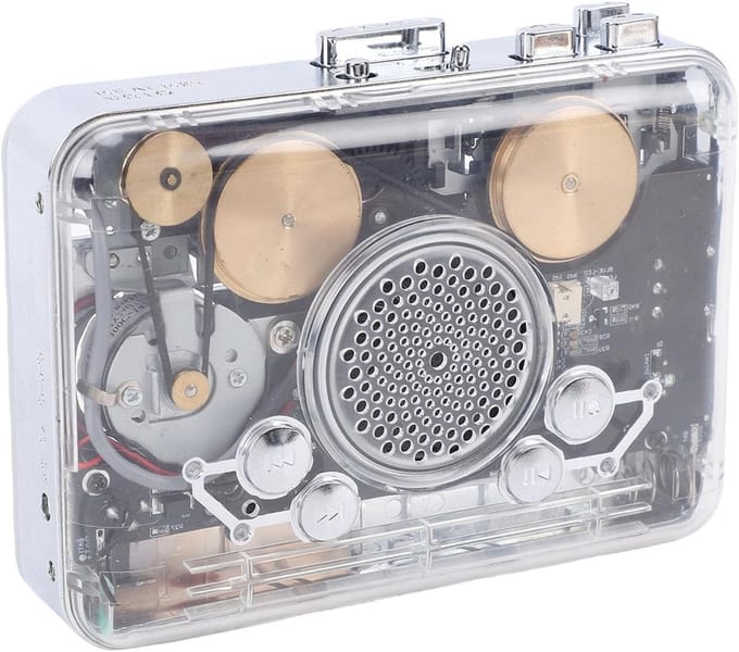 Draagbare Cassette Speler met MP3 Converter, Compact Recorder voor Digitale Conversie en Ondersteuning voor USB Flash Drives