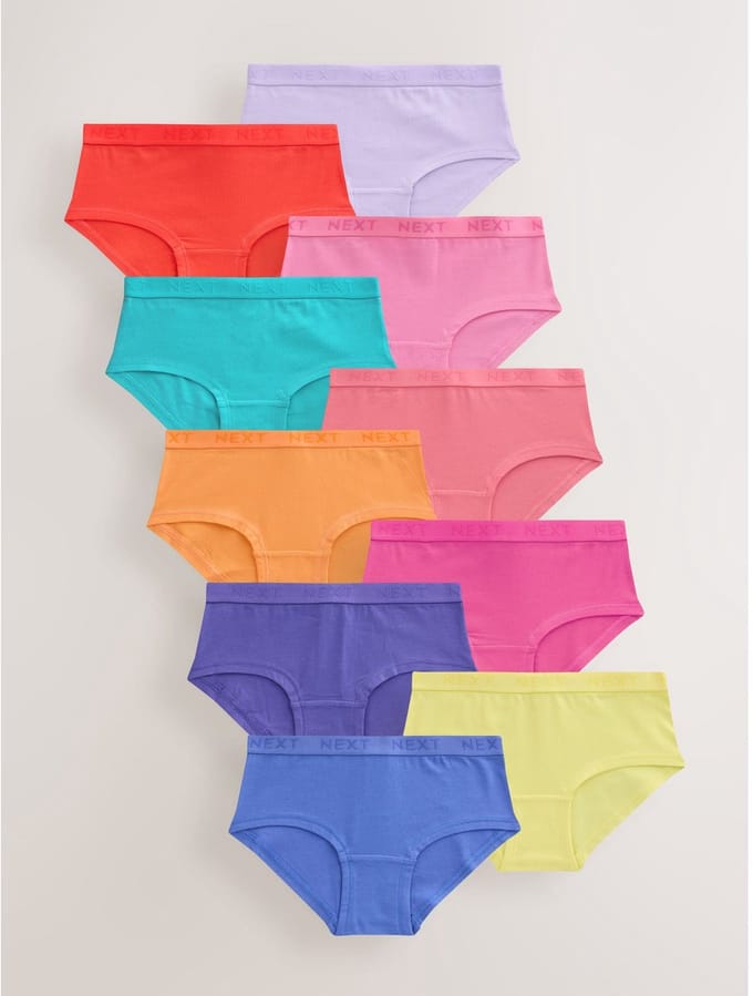 Next - Meisjes - Set van 10 hipsters - Rood