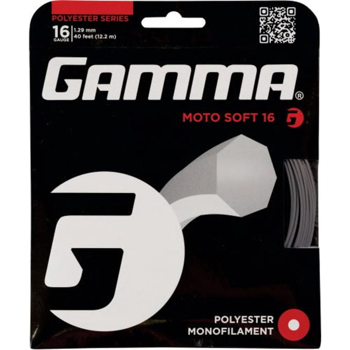 Gamma Moto Soft Charcoal Set Snaren 12,2m-Grijs