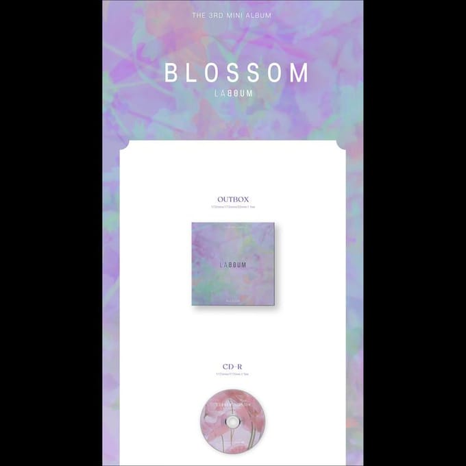 LABOUM [BLOSSOM] 3e Mini-album NO POSTER gray