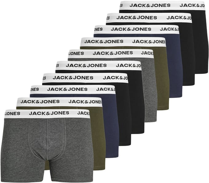 Jack & Jones Heren retro short / pant 10 pack Basic