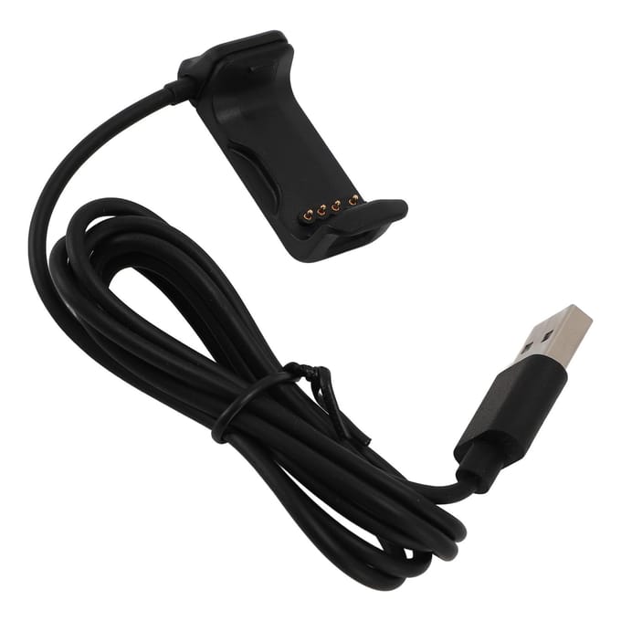 Vervangende oplaadkabel voor Vivoactive HR GPS Smartwatch Professionele Veiligheid Efficiënte USB black
