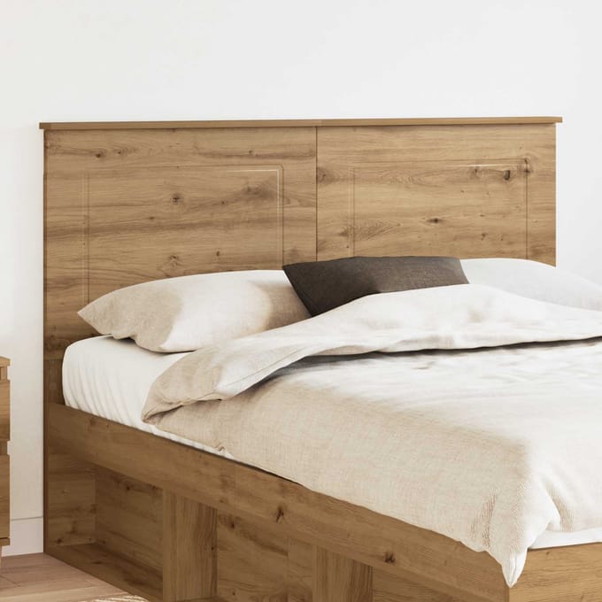 vidaXL - Hoofdbord - Artisan - Eik - Geconstrueerd - hout