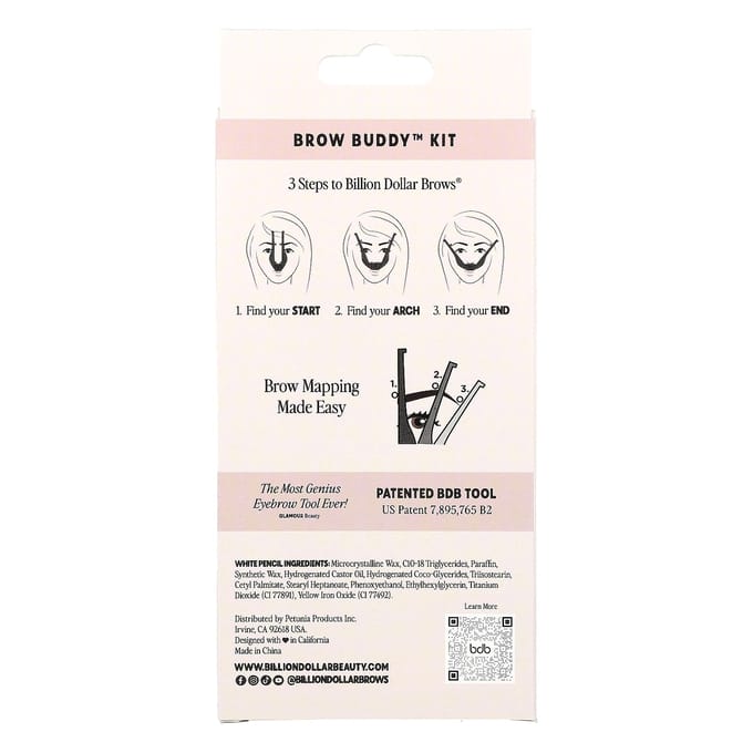 Brow Buddy Kit, 2-delige set black