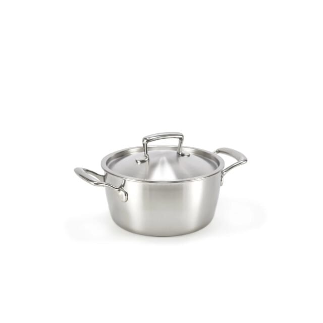 Habonne Queen Kookpan - 18 cm - RVS - met deksel
