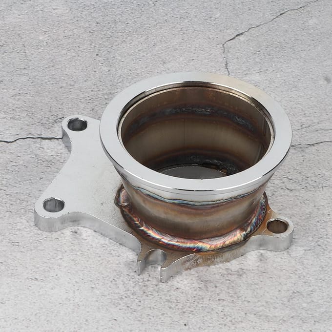 5 Bout naar 3  V-Band Flens Turbo Adapter RVS Adapter Voor T3T4 Turbo