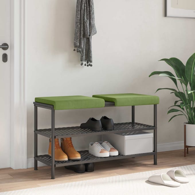 vidaXL - Bankkussen - 2 - st - fluweel - Lichtgroen - Diepte - 35 - cm