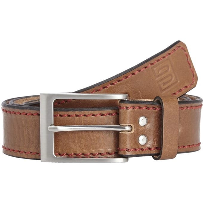 Babista herren Leren Riem - 105 - lichtbruin - Plus Size