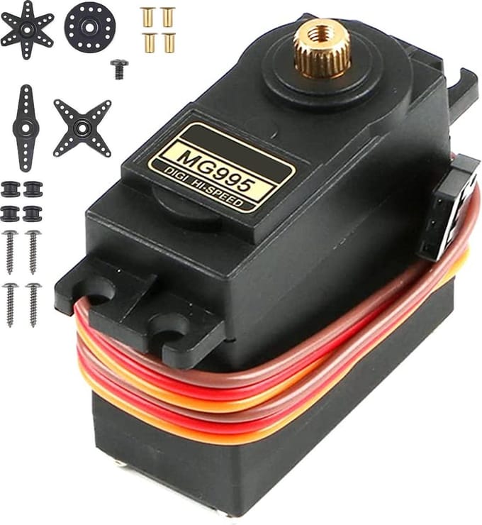 MMOBIEL Micro Servo Motor Kit MG995 55g 180° Geschikt voor Arduino en Raspberry Pi