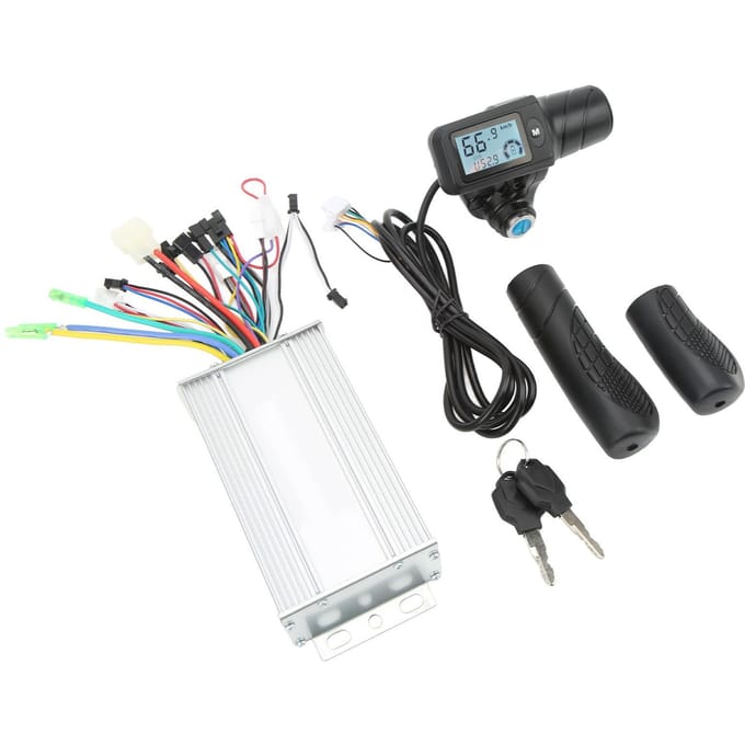 36V 48V 500W Elektrische Fiets Controller Kit Motorcontroller met 805 Half Gashendel LCD-paneel gray