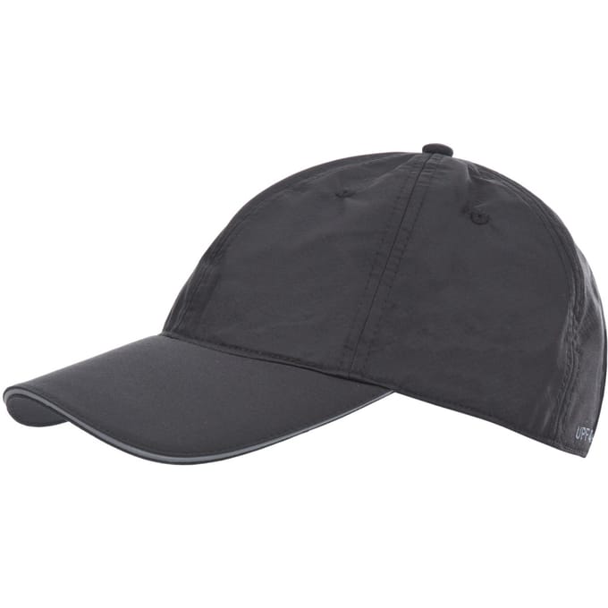 Trespass Heren Cosgrove Quick Dry Baseball Cap (Zwart)
