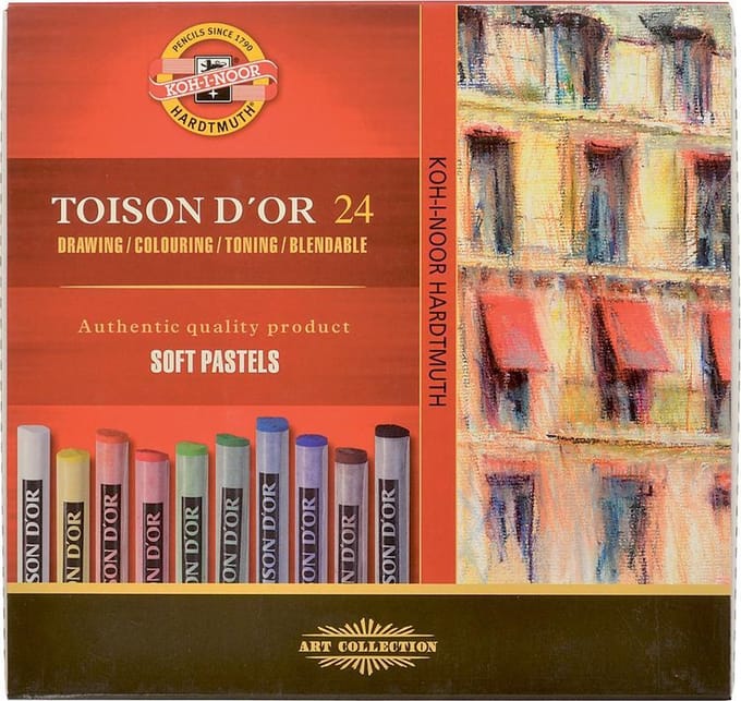 Toison dust chalk set 24 pcs