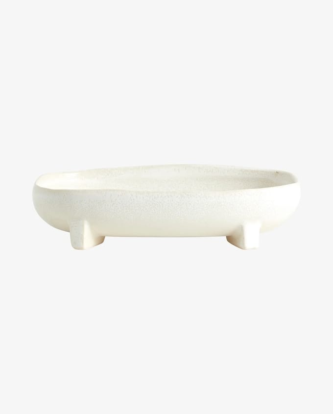Nordal Schaal Pemba Keramiek Offwhite Small