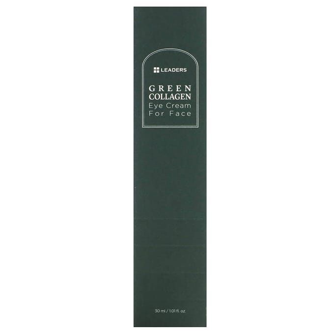 Leaders, Groene Collageen Oogcrème voor Gezicht, 30 ml (30 ml) gray