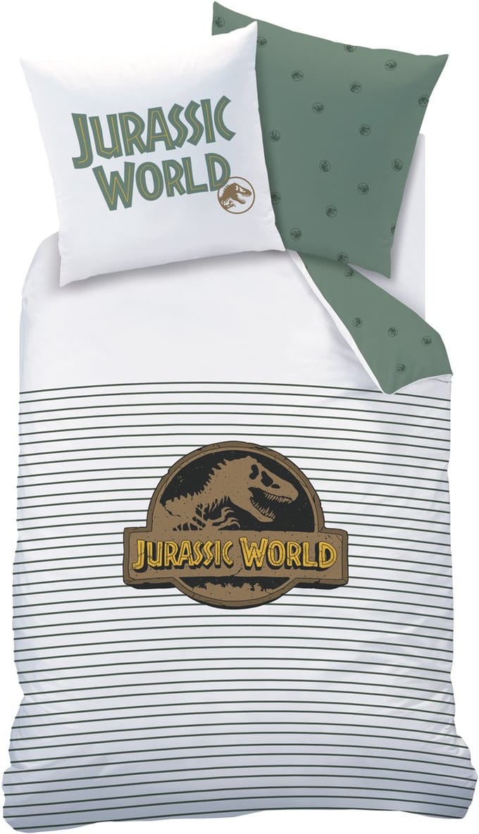 Jurassic World Dekbedovertrek - 140 x 200 + 63 x 63 cm - Katoen