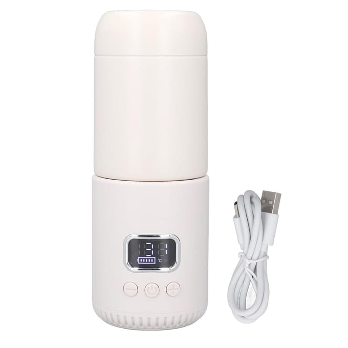 Elektrische reiswaterkoker, draadloos, verwarming, constante temperatuur, draagbare waterkoker, fles voor L white